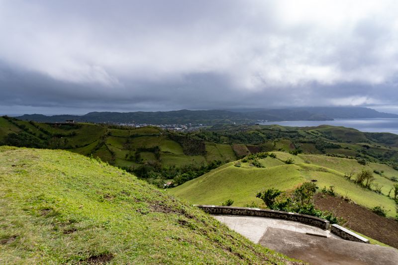 Behind you, directly South, is Basco peeking through the hills. Seems like the "clearest weather during the trip" will be over soon.