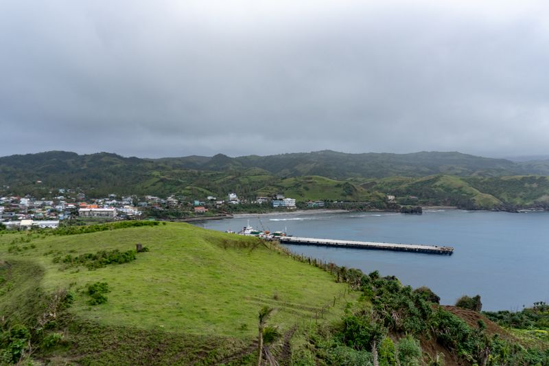 Basco Port, as seen from Basco Lighthouse. See notes below.