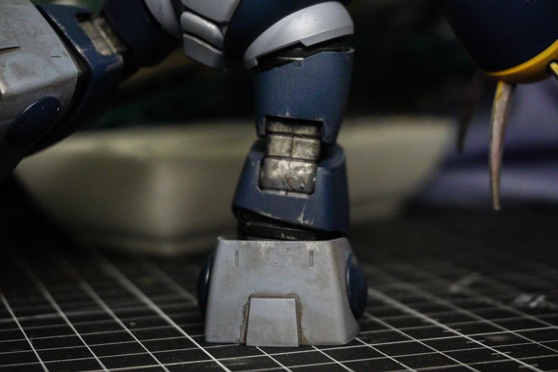 The leg. Sadly didn't get to patch the seamlines.