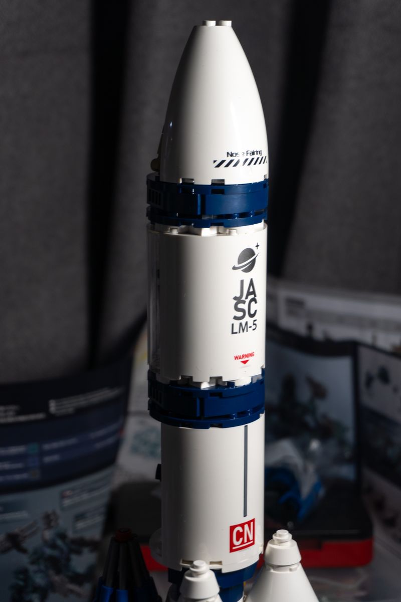 The assembled side of the fairing.